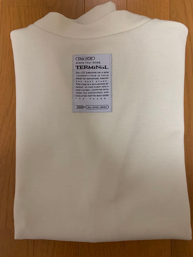 Da-iCE TERMiNALホワイト カーディガン Lサイズ