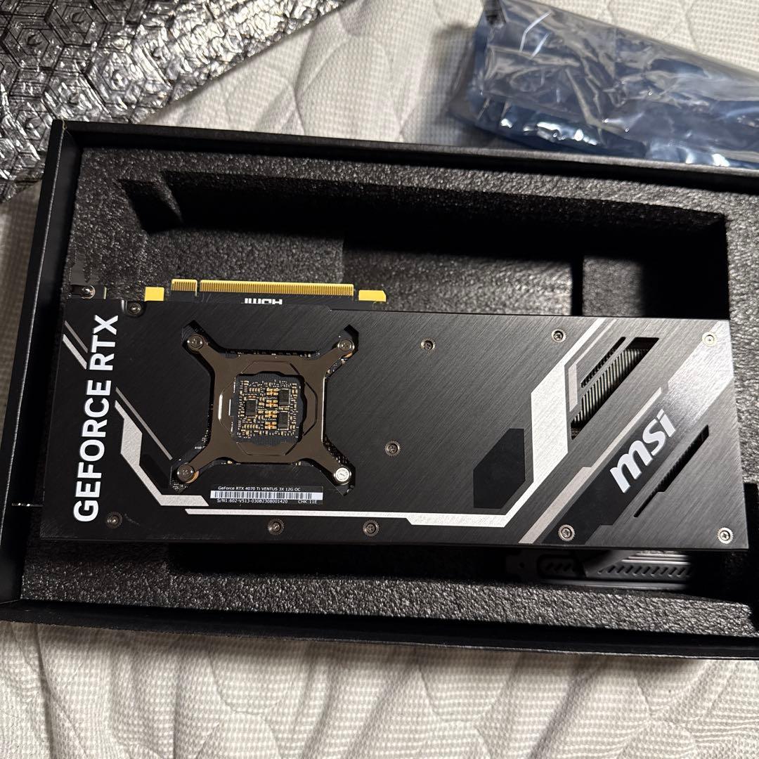 MSI RTX 4070Ti VENTUS 3xグラフィックボード