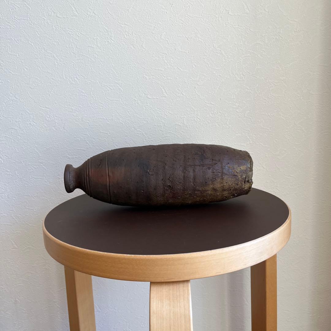 鬼の腕 焼酎徳利 / 徳利 焼締 古陶 陶芸 陶器 民藝 琉球 無名工 花瓶 壺