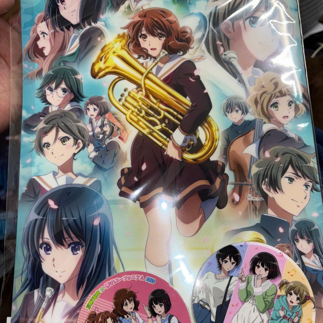 響け！ユーフォニアム クリアファイル5枚セット 2枚コースター