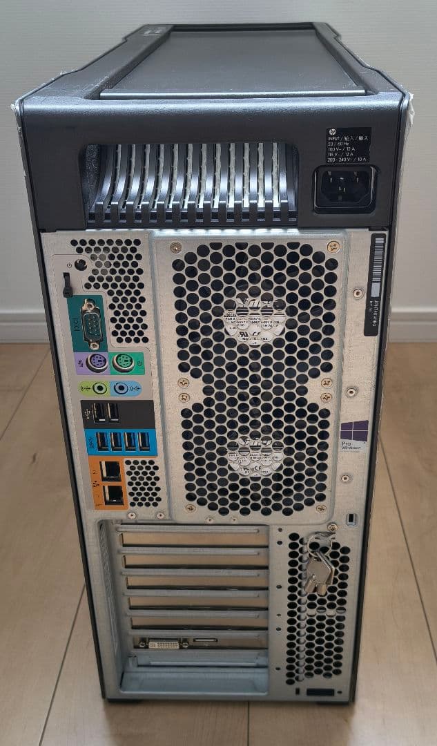 HP z840 メモリ 128GB nvmeSSD 1TB　XeonE5