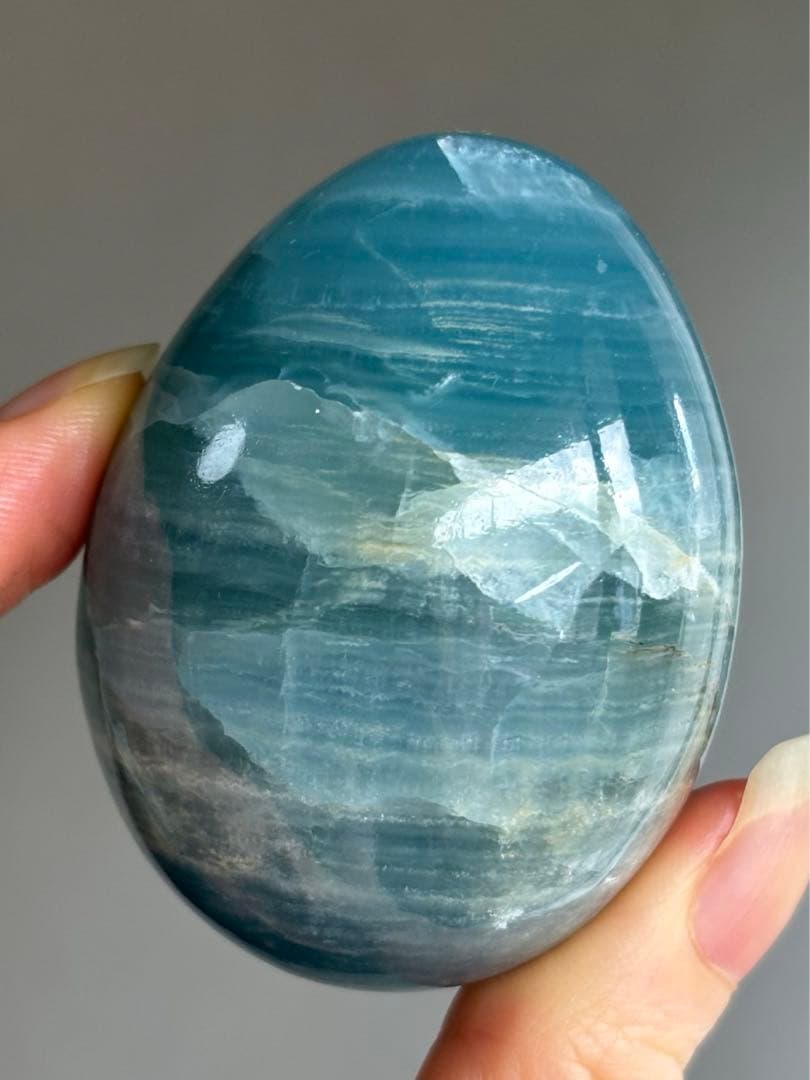 レア　高品質　ブルーオニキス　大きめ卵　egg レムリアンアクアティンカルサイト