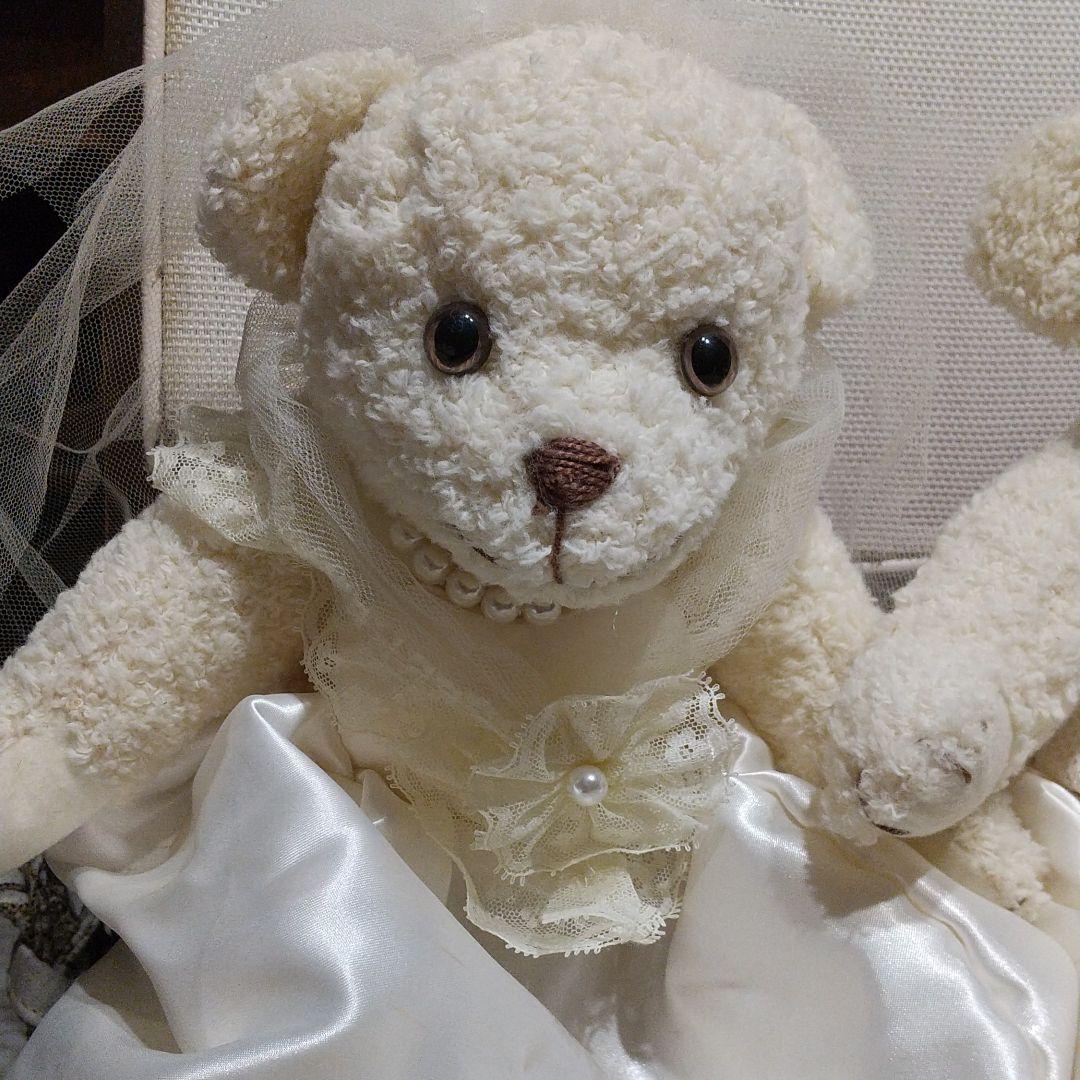 新品未使用のウェディングベア