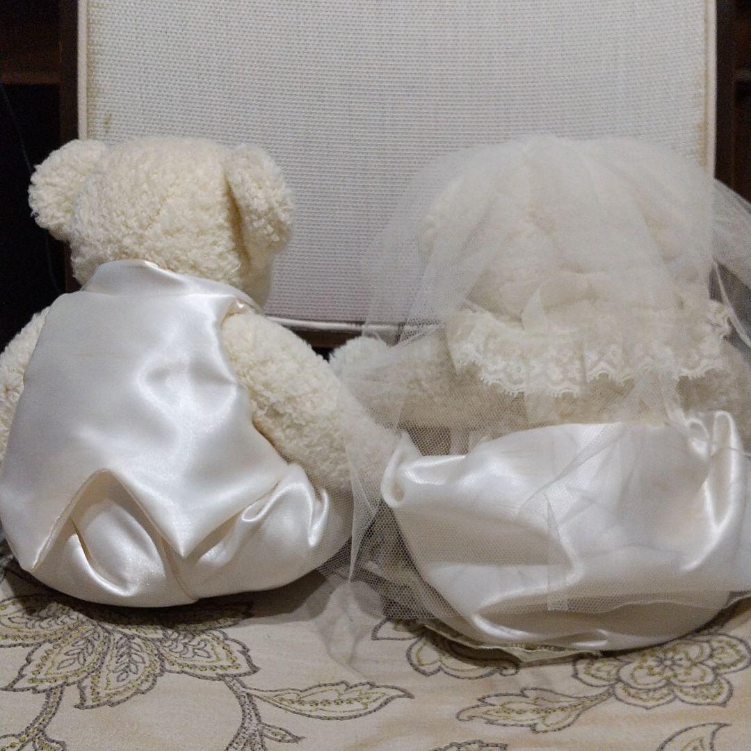 新品未使用のウェディングベア