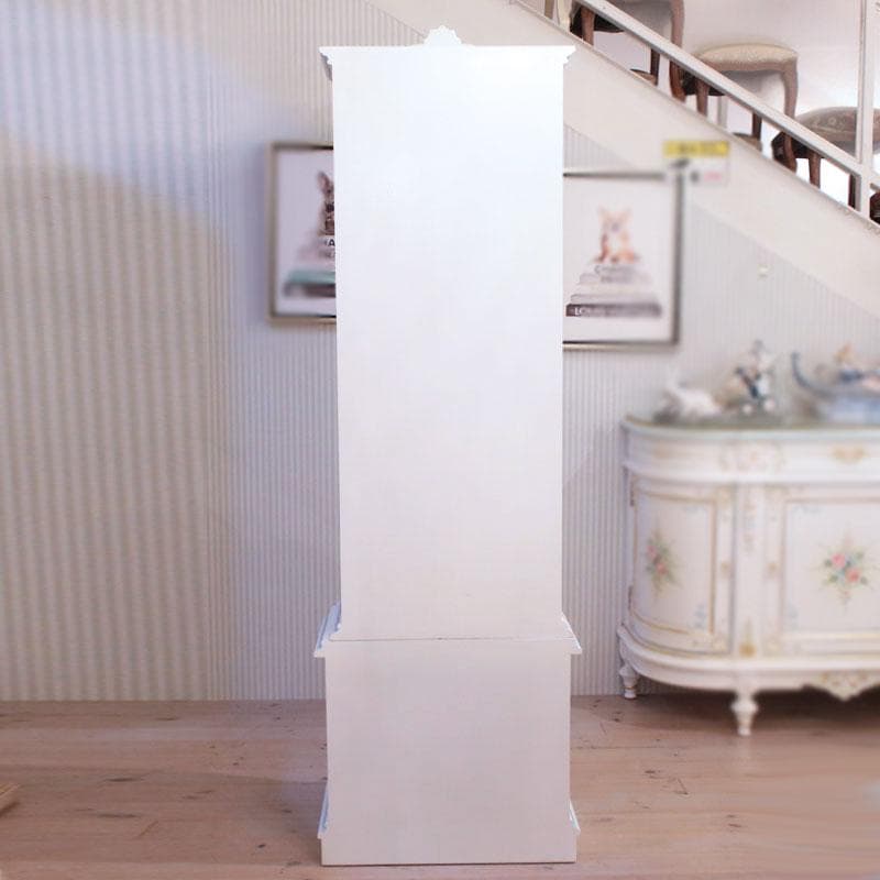 ロココ ブックシェルフ 本棚 引出し付 白家具 姫系インテリア 630-323