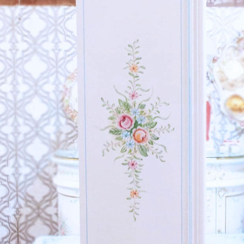 ロココ ブックシェルフ 本棚 引出し付 白家具 姫系インテリア 630-323