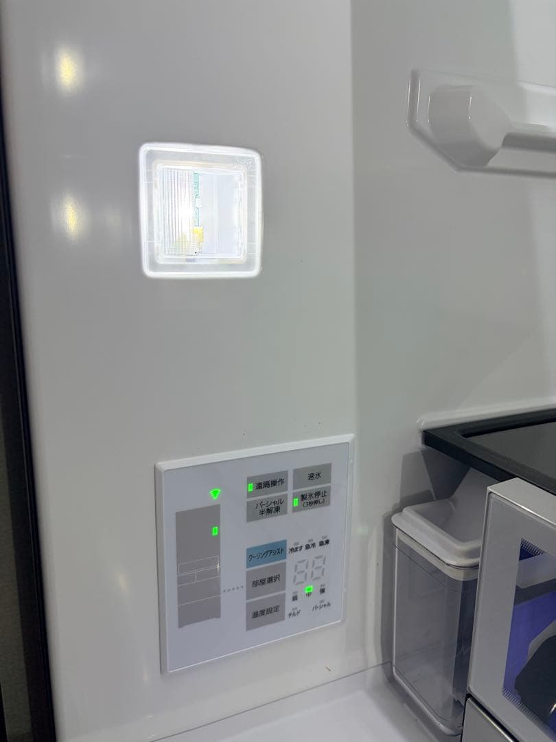 Panasonic 冷蔵庫6ドア NR-F55WX1-H 2024年製 中古品