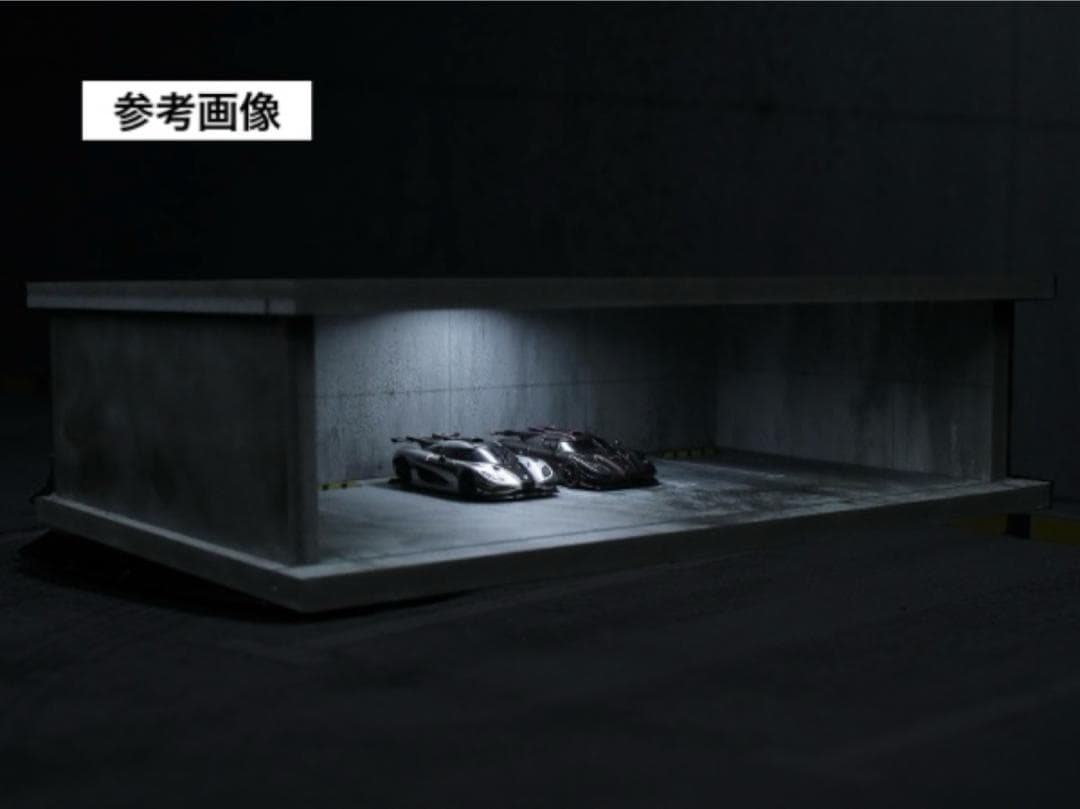 1/64 ガレージ　地下駐車場　moreart ホットウィール　minigt