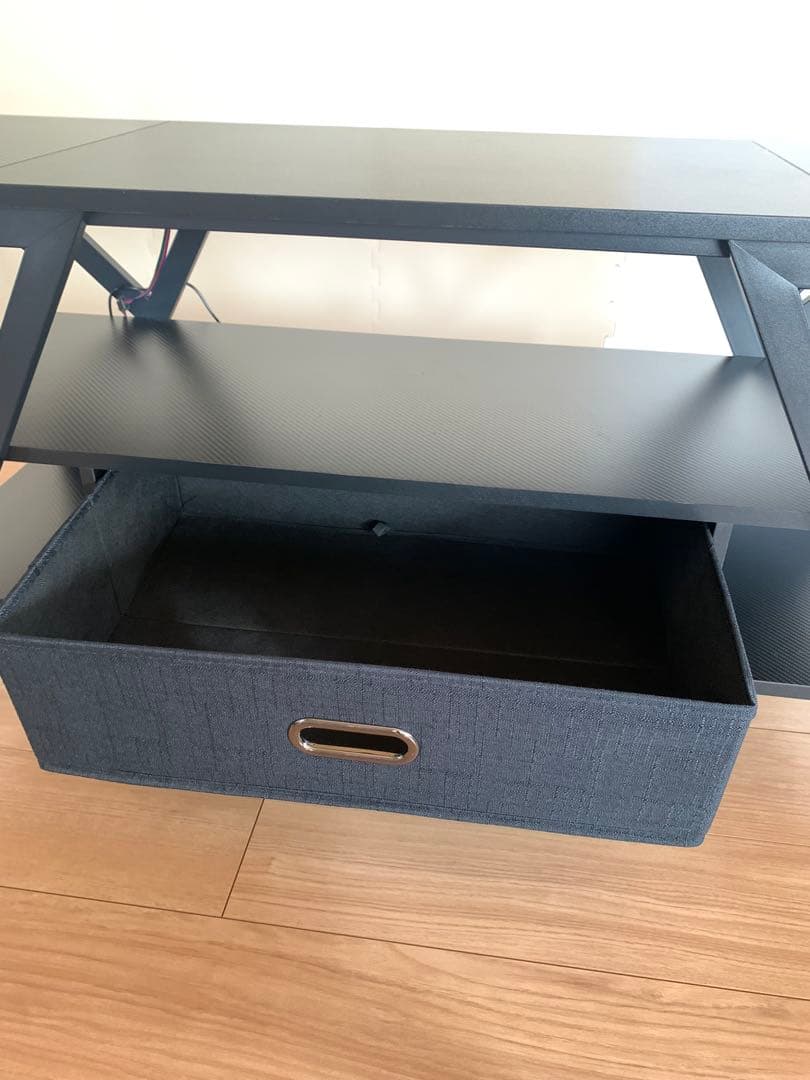 限定美品　TVボード　オーディオ　ラック　LEDカーボン