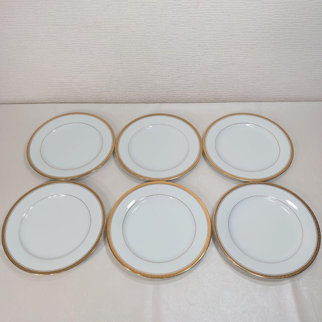 ノリタケ リッチモンド スープ皿＋21cmプレート 各6枚 金彩 旧刻印