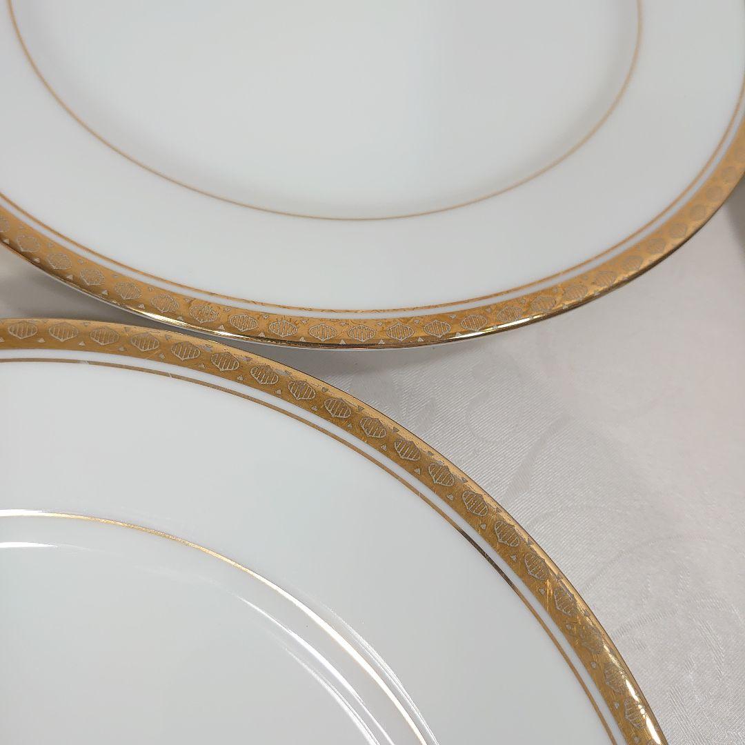 ノリタケ リッチモンド スープ皿＋21cmプレート 各6枚 金彩 旧刻印
