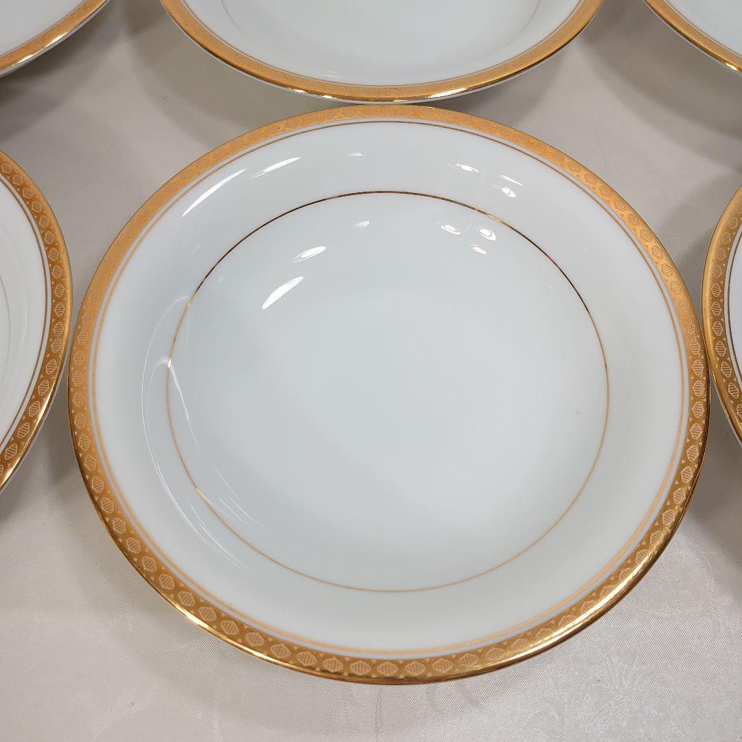 ノリタケ リッチモンド スープ皿＋21cmプレート 各6枚 金彩 旧刻印