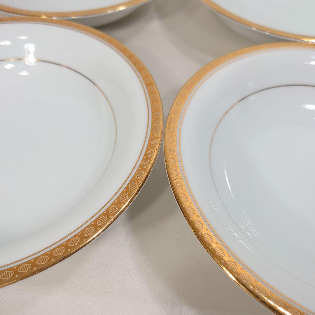 ノリタケ リッチモンド スープ皿＋21cmプレート 各6枚 金彩 旧刻印