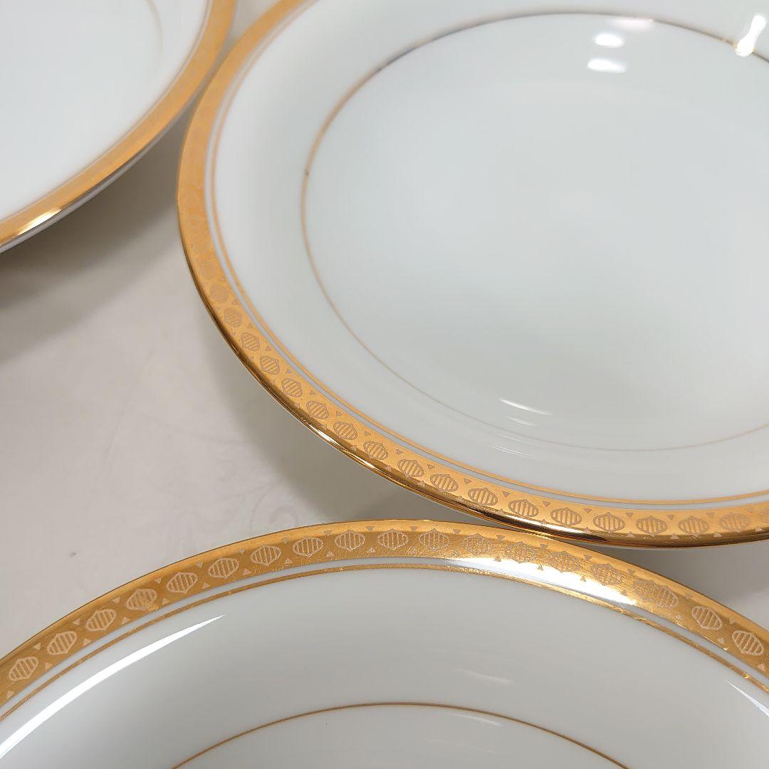 ノリタケ リッチモンド スープ皿＋21cmプレート 各6枚 金彩 旧刻印