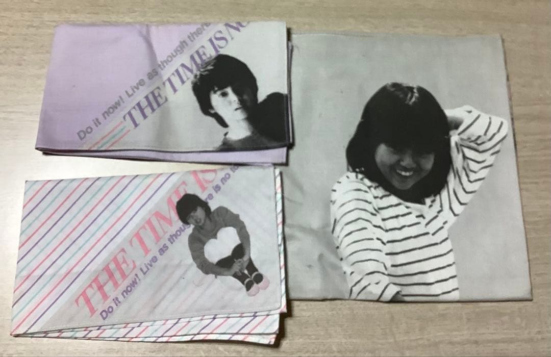 薬師丸ひろ子セット ベータ版 探偵物語/星見八犬伝 巾着やハンカチ、トランプなど