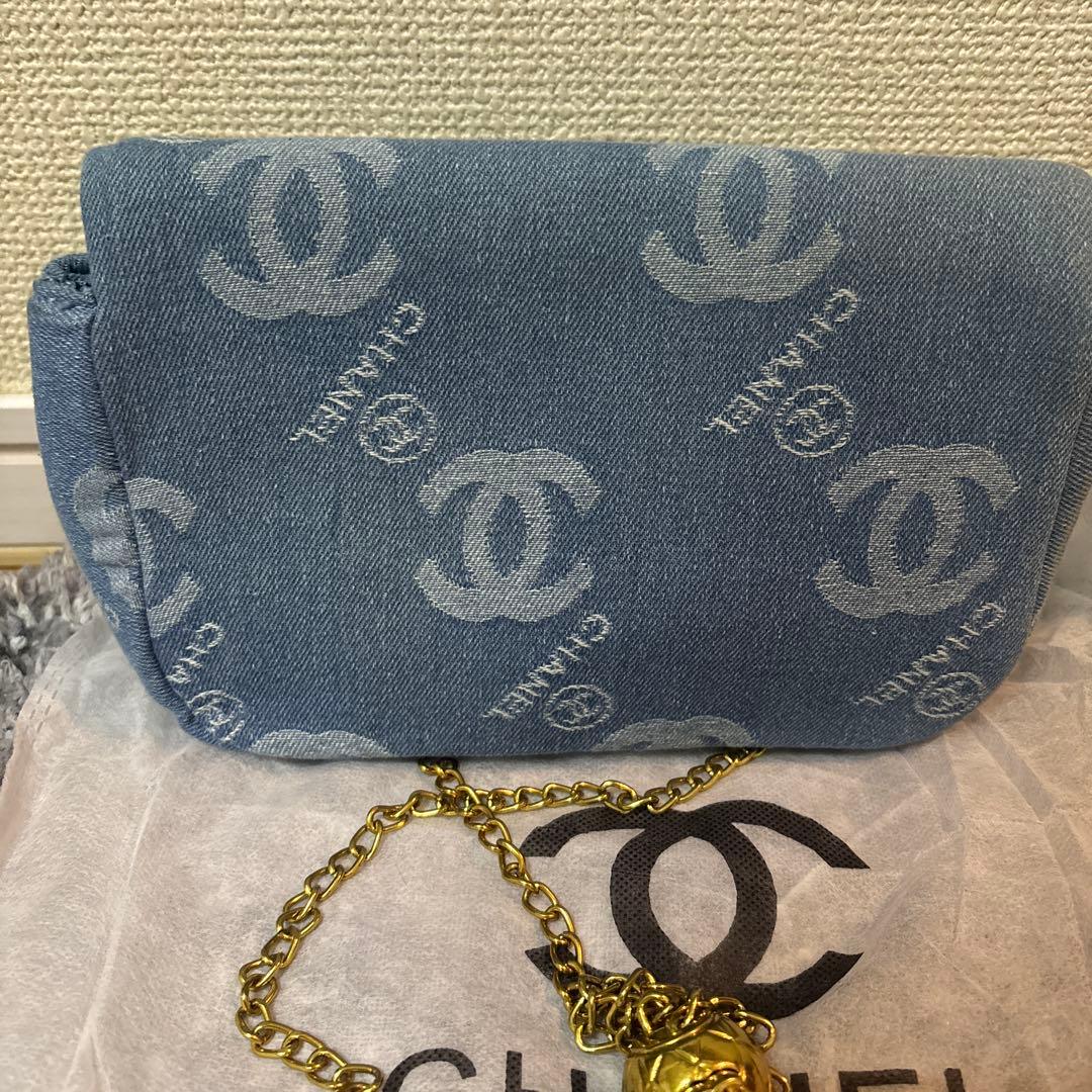 CHANEL ノベルティ デニム ショルダーバッグ