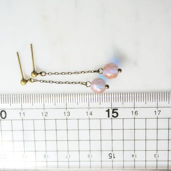 アンティークサフィレット　ビーズピアス