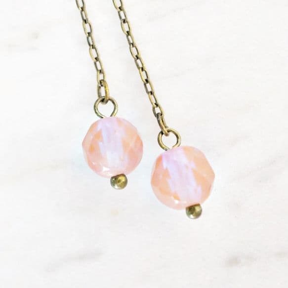 アンティークサフィレット　ビーズピアス