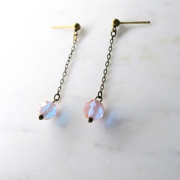 アンティークサフィレット　ビーズピアス