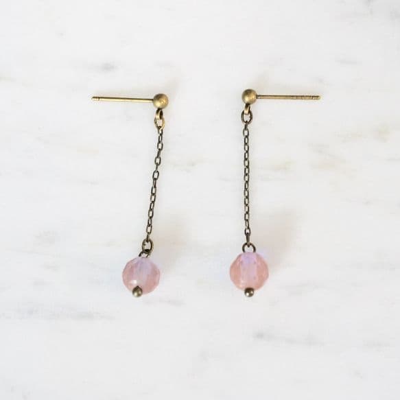 アンティークサフィレット　ビーズピアス