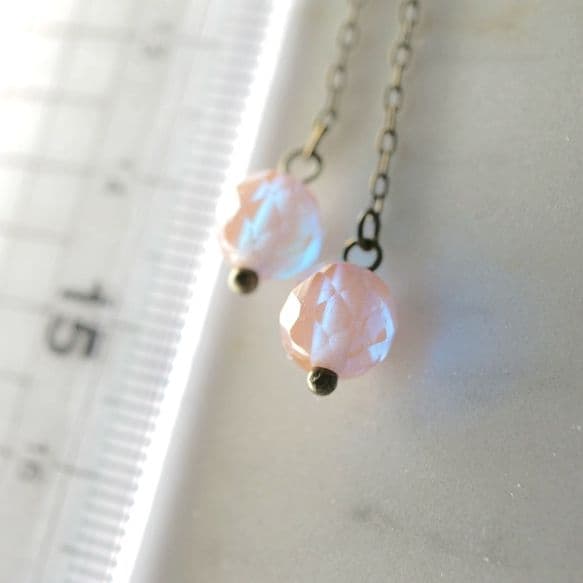 アンティークサフィレット　ビーズピアス