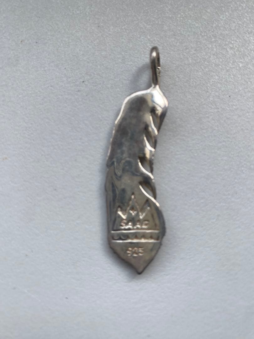 インディアンジュエリー　SAAD フェザー　ペンダントヘッド