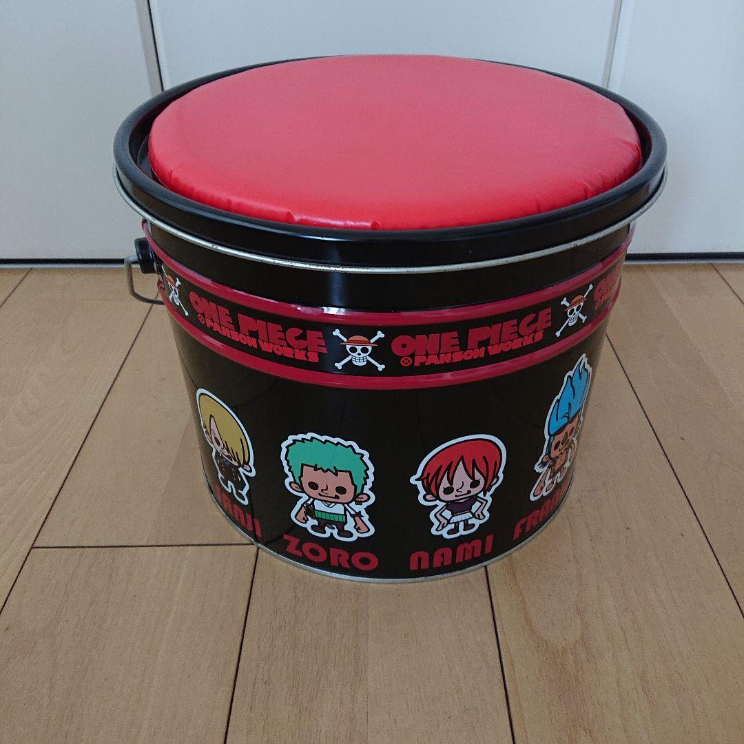 ONE PIECE キャラクター収納スツール 缶 ワンピース 麦わら 貴重