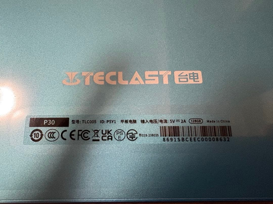 TECLAST タブレット　TLC005