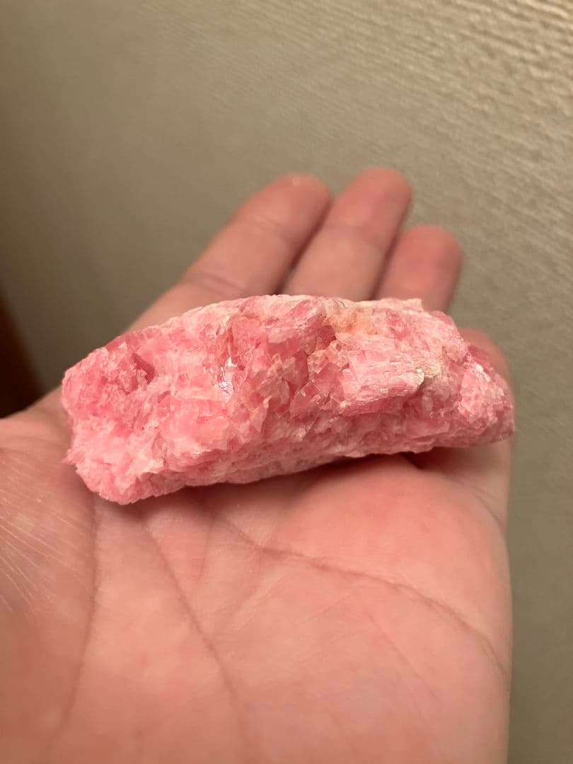 結晶の塊‼️北海道稲倉石鉱山産　ロードクロサイト原石