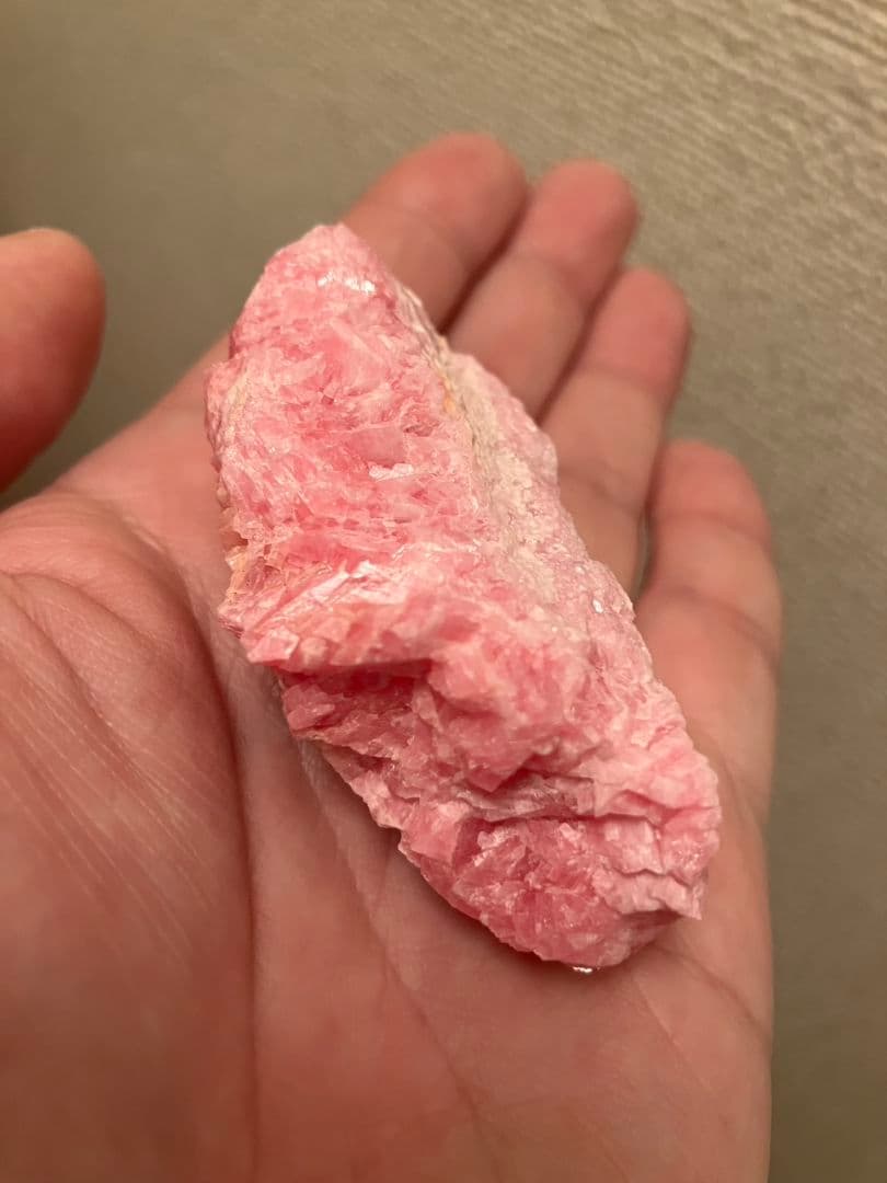 結晶の塊‼️北海道稲倉石鉱山産　ロードクロサイト原石