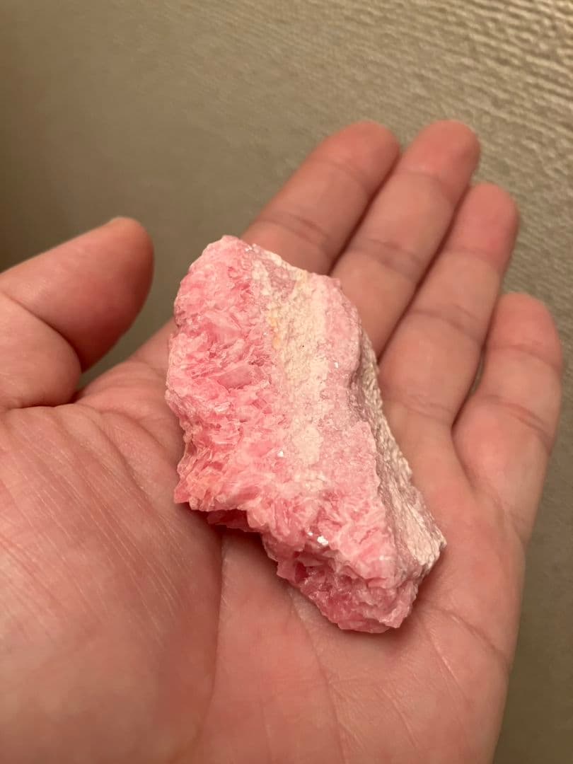 結晶の塊‼️北海道稲倉石鉱山産　ロードクロサイト原石