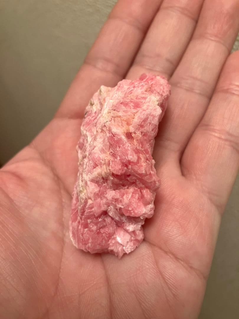 結晶の塊‼️北海道稲倉石鉱山産　ロードクロサイト原石