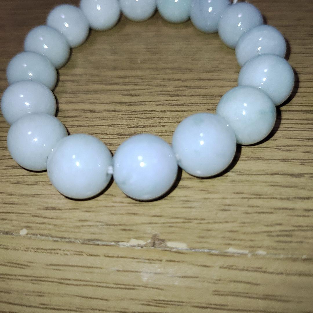 糸魚川翡翠ビーズブレスレット