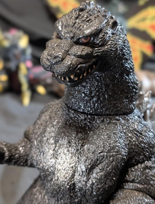 平成ゴジラＶＳシリーズ　モスラ・バトラ幼虫（バンダイ）ソフビ３体セット＋１