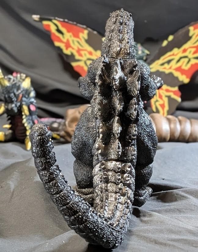 平成ゴジラＶＳシリーズ　モスラ・バトラ幼虫（バンダイ）ソフビ３体セット＋１