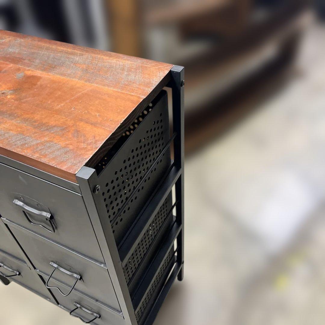 【インダストリアル】ドロワーチェスト◇アイアン◆