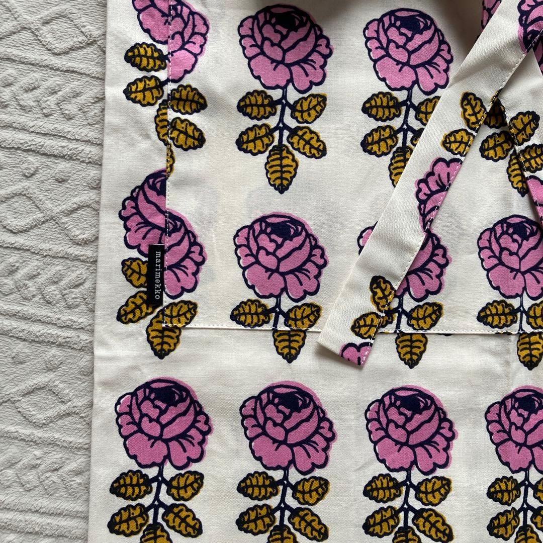 国内正規品 新品 marimekko ヴィヒキルース エプロン ピンク 日本限定