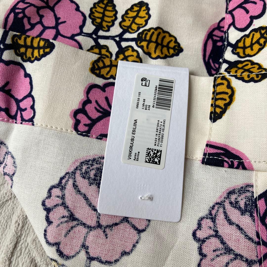 国内正規品 新品 marimekko ヴィヒキルース エプロン ピンク 日本限定