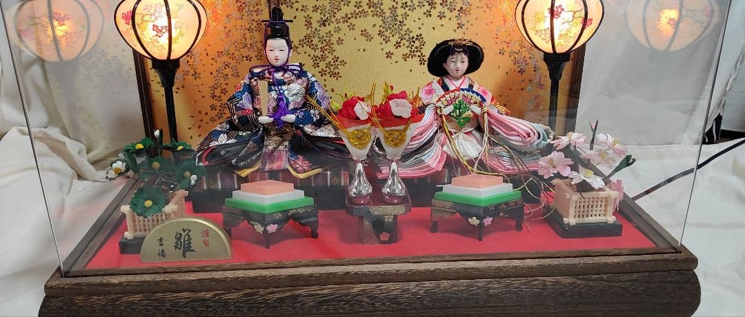 値下げ　吉徳　雛人形セット ひな祭り用　美品 3回程使用　未使用CD付き