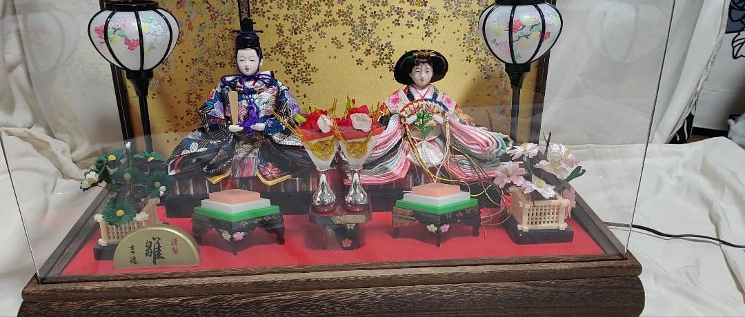 値下げ　吉徳　雛人形セット ひな祭り用　美品 3回程使用　未使用CD付き