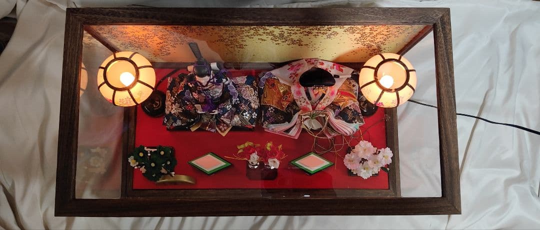 値下げ　吉徳　雛人形セット ひな祭り用　美品 3回程使用　未使用CD付き