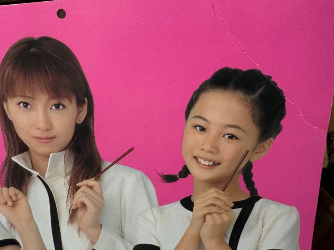 激レア ！2001年 モーニング娘。 黄金期 ポッキー＆プリッツ 大型両面看板