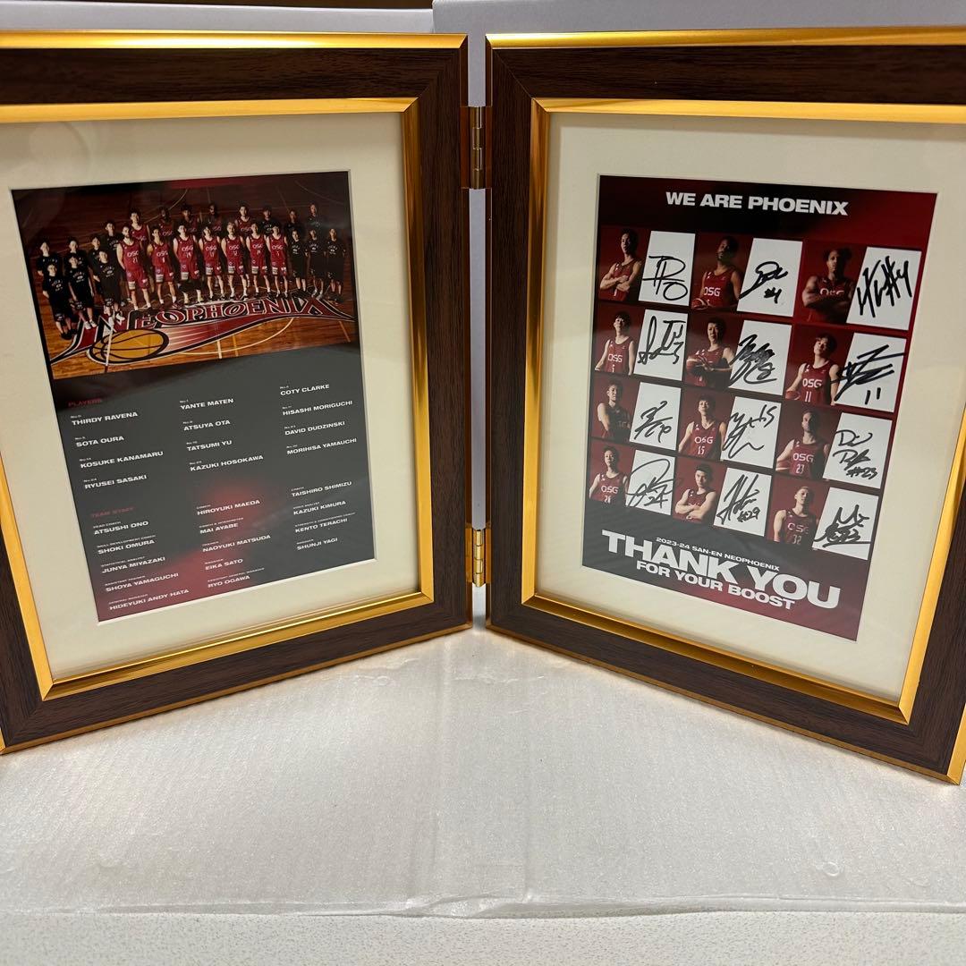 三遠ネオフェニックス 直筆サイン入り フォトパネル