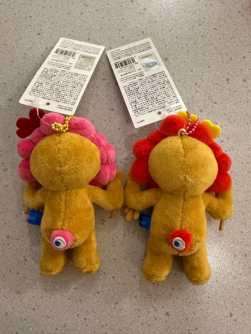 新品　日焼け 推しカラーミャクミャク ぬいぐるみ　2種セット☆