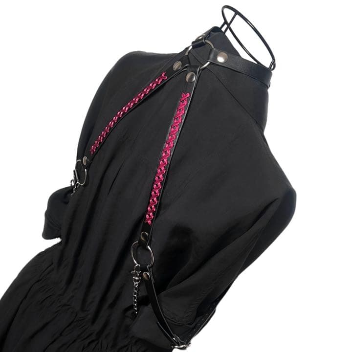 妄毒ボディハーネス『リナリア』(♡バックル)