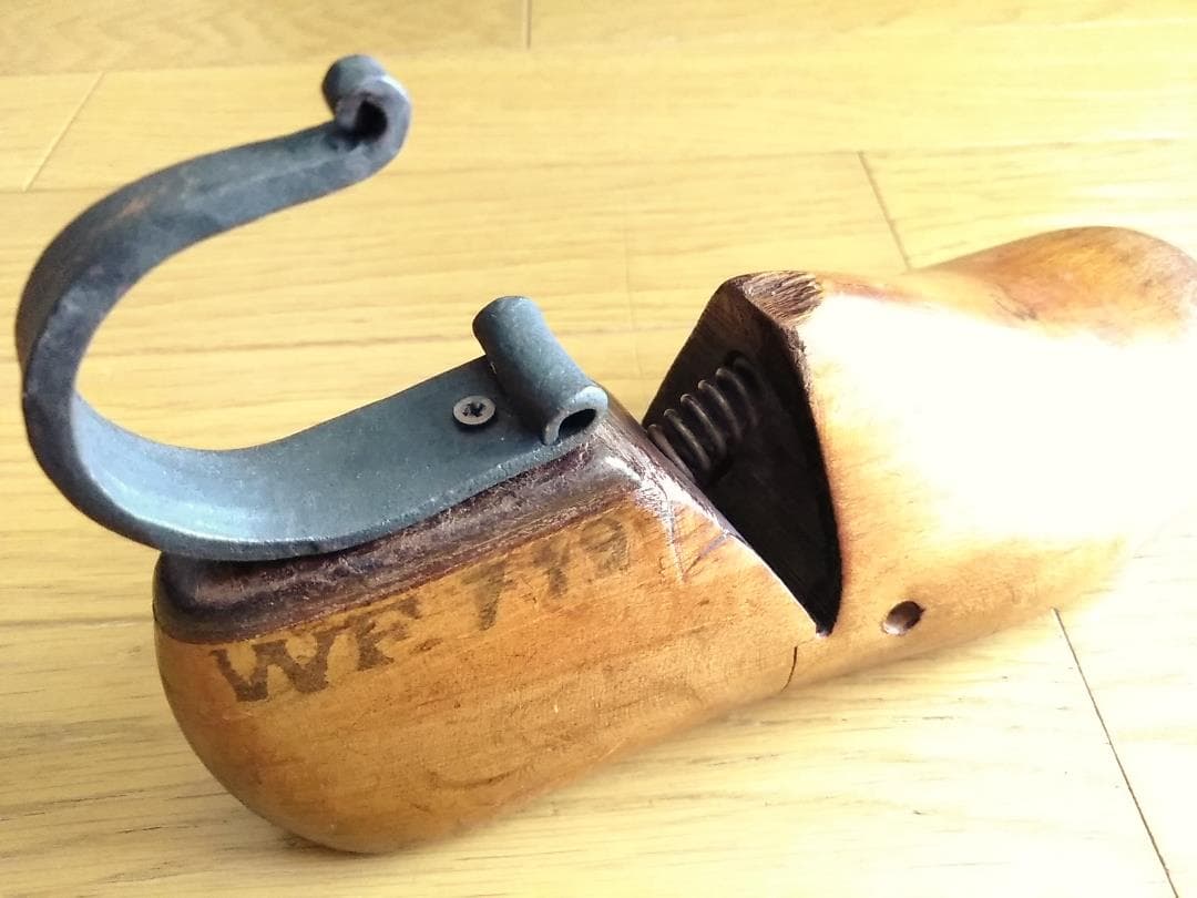 アンティーク★木靴アイアンフック３★ヴィンテージ  昭和レトロ