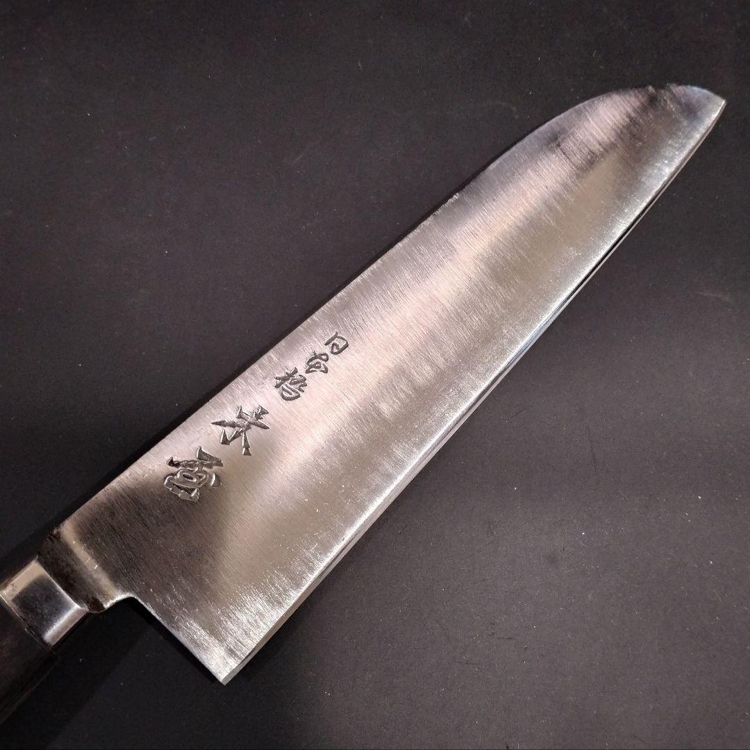 日本橋 木屋 スウェーデン鋼 本鍛造 鎌型 包丁 18cm #6 研ぎ済み