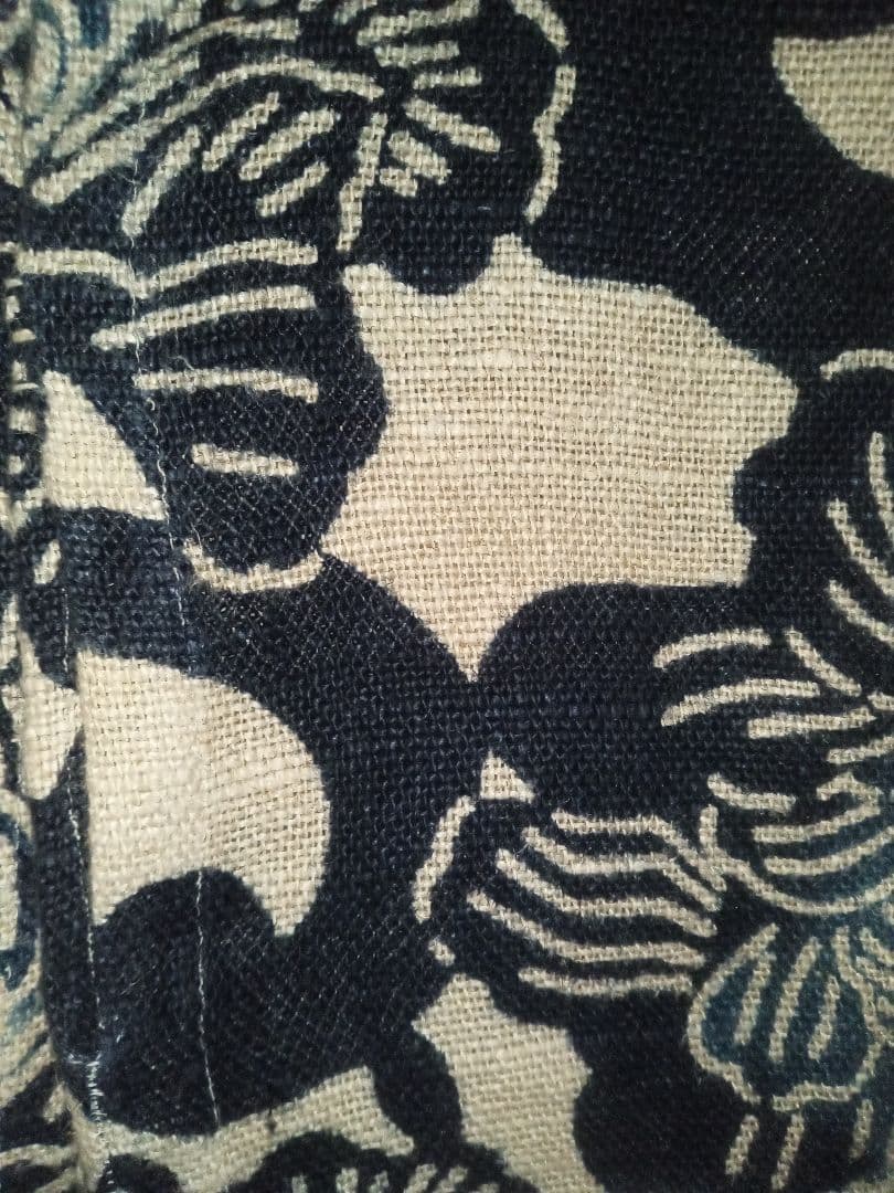 値下げ‼️藍染麻暖簾　麻のれん　厚手麻布のれん　ビンテージ