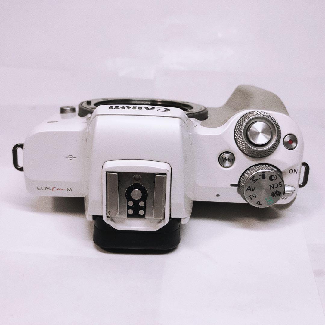 【美品】スマホ転送OK キャノン Canon Kiss M レンズセット