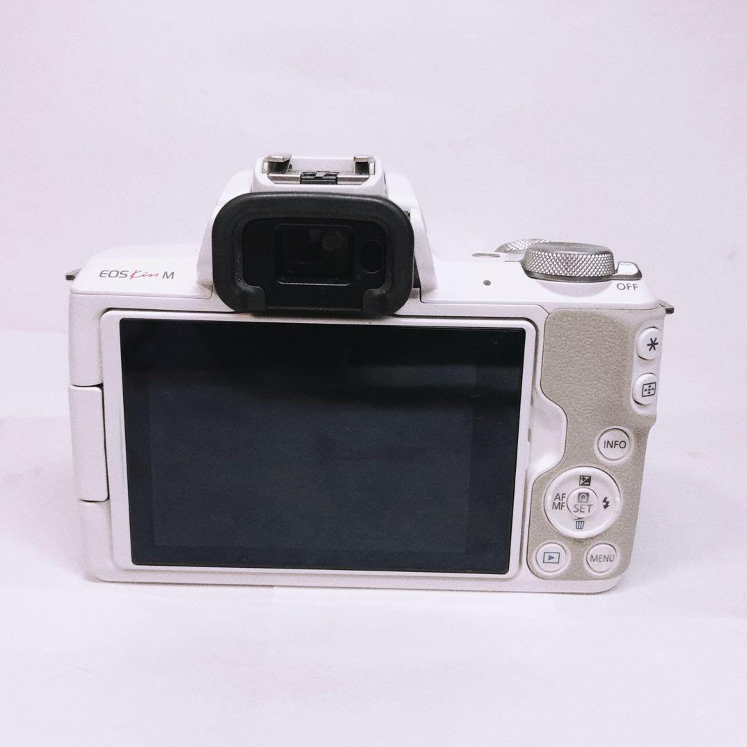 【美品】スマホ転送OK キャノン Canon Kiss M レンズセット